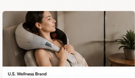 U.S. wellness brand neck massager case